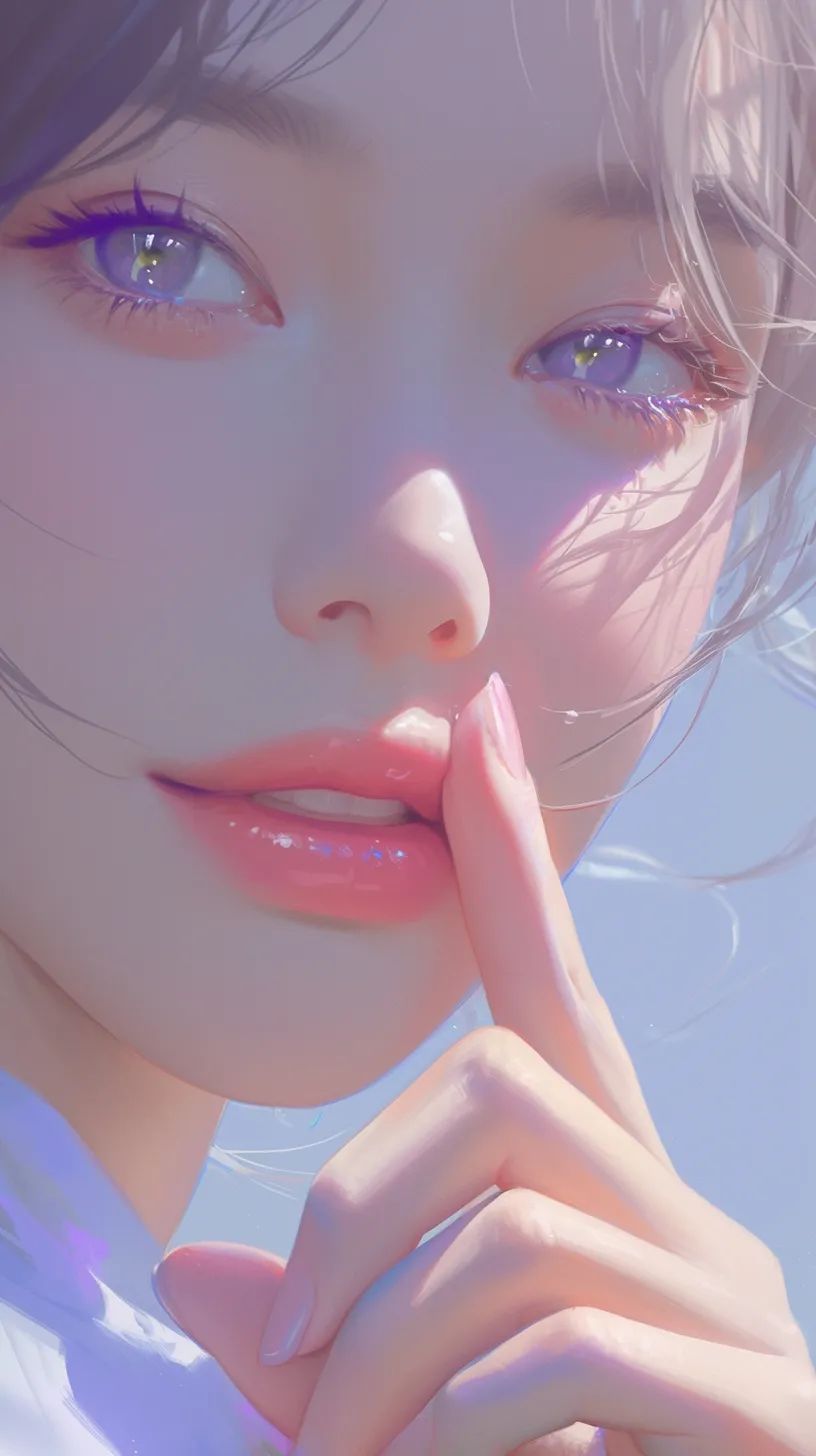 手机壁纸｜钻石般的眼泪 - 炫图天下