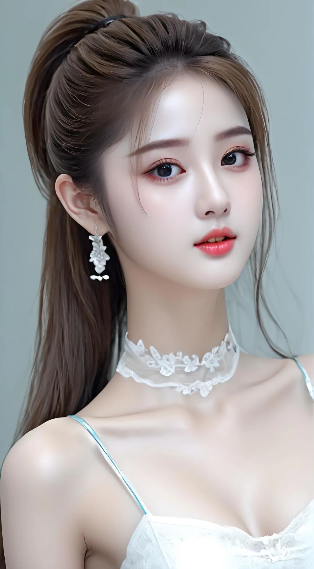 AI纯欲风美女壁纸︳好美 - 炫图天下