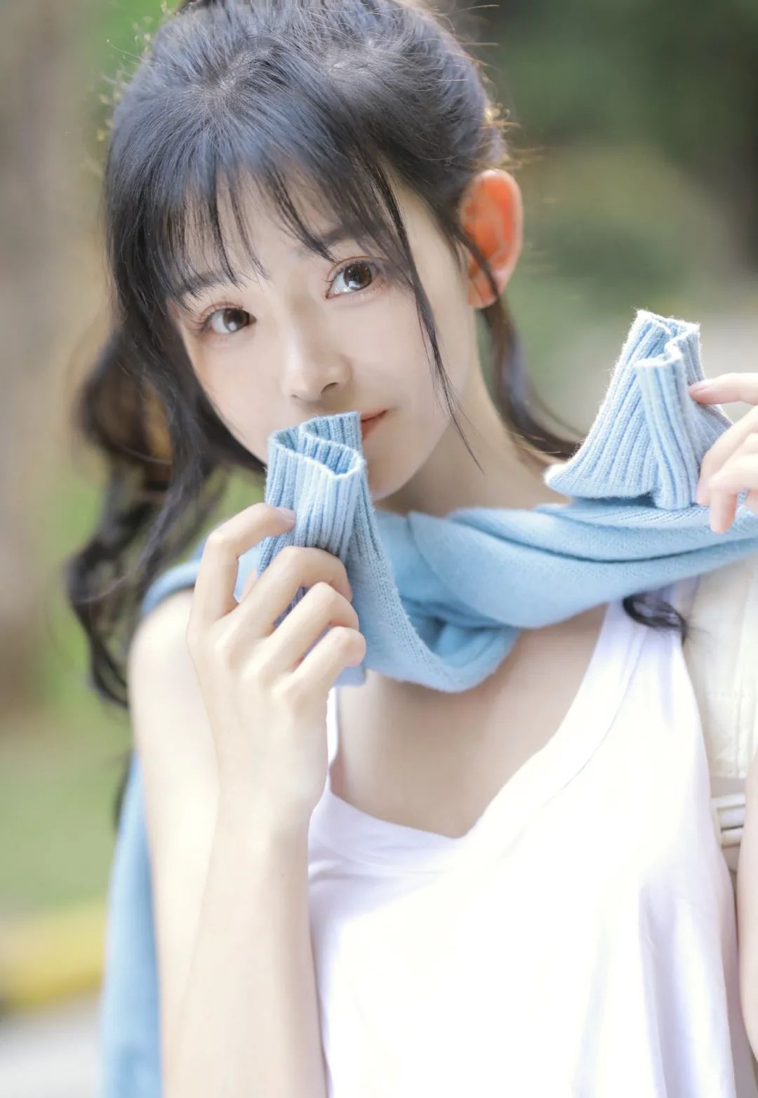 一起打球吗？清新少女 单马尾+超短裙 初恋的感觉~ - 炫图天下