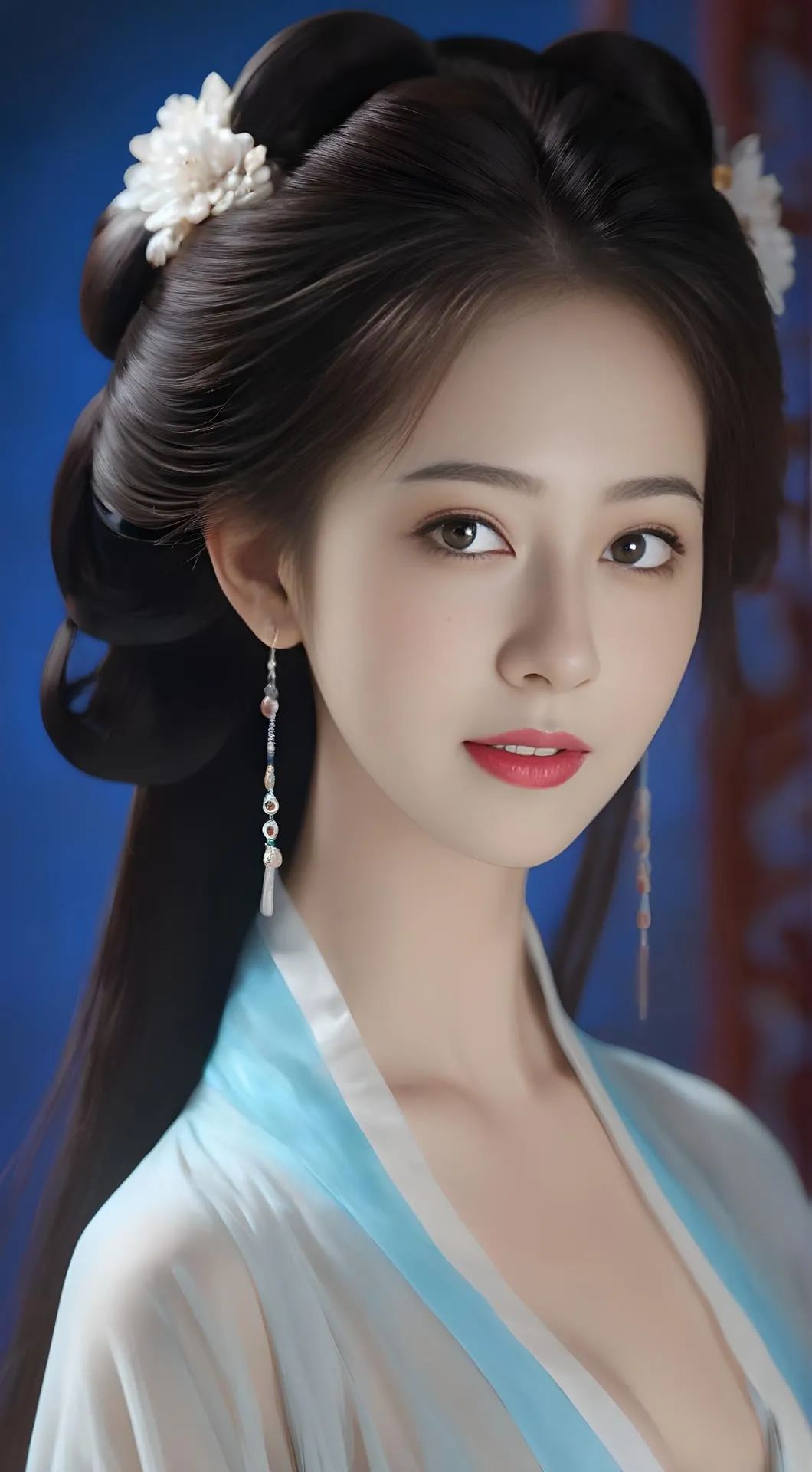 国色天香，古风美女壁纸：语言的力量，一把无形却致命的刀 - 炫图天下