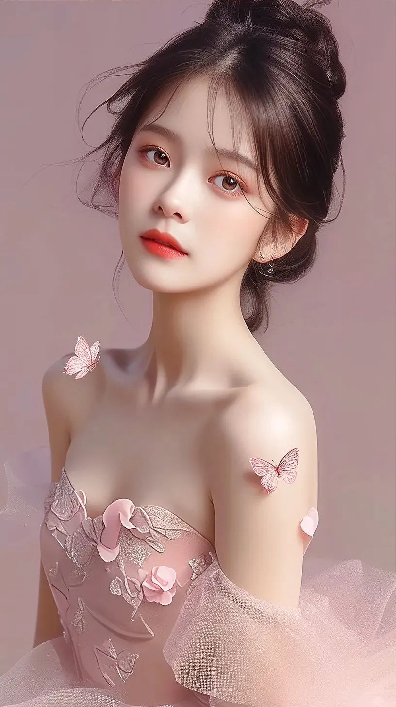 这也太清透了吧︳美女春日写真壁纸 - 炫图天下