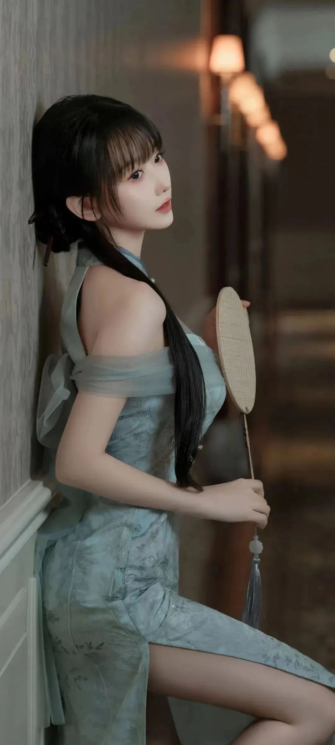 壁纸｜清纯美女全面屏壁纸 - 炫图天下