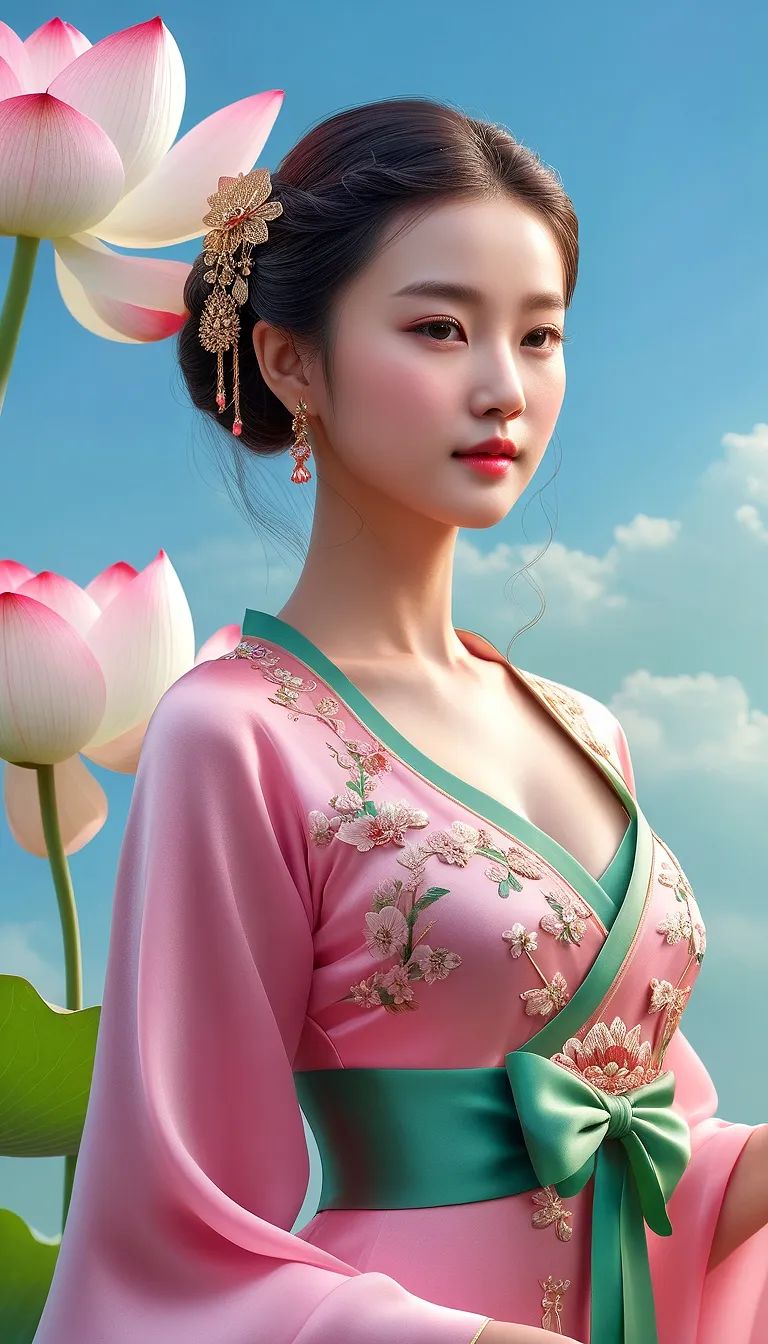 荷花美女下凡了︳有没有美到你 - 炫图天下