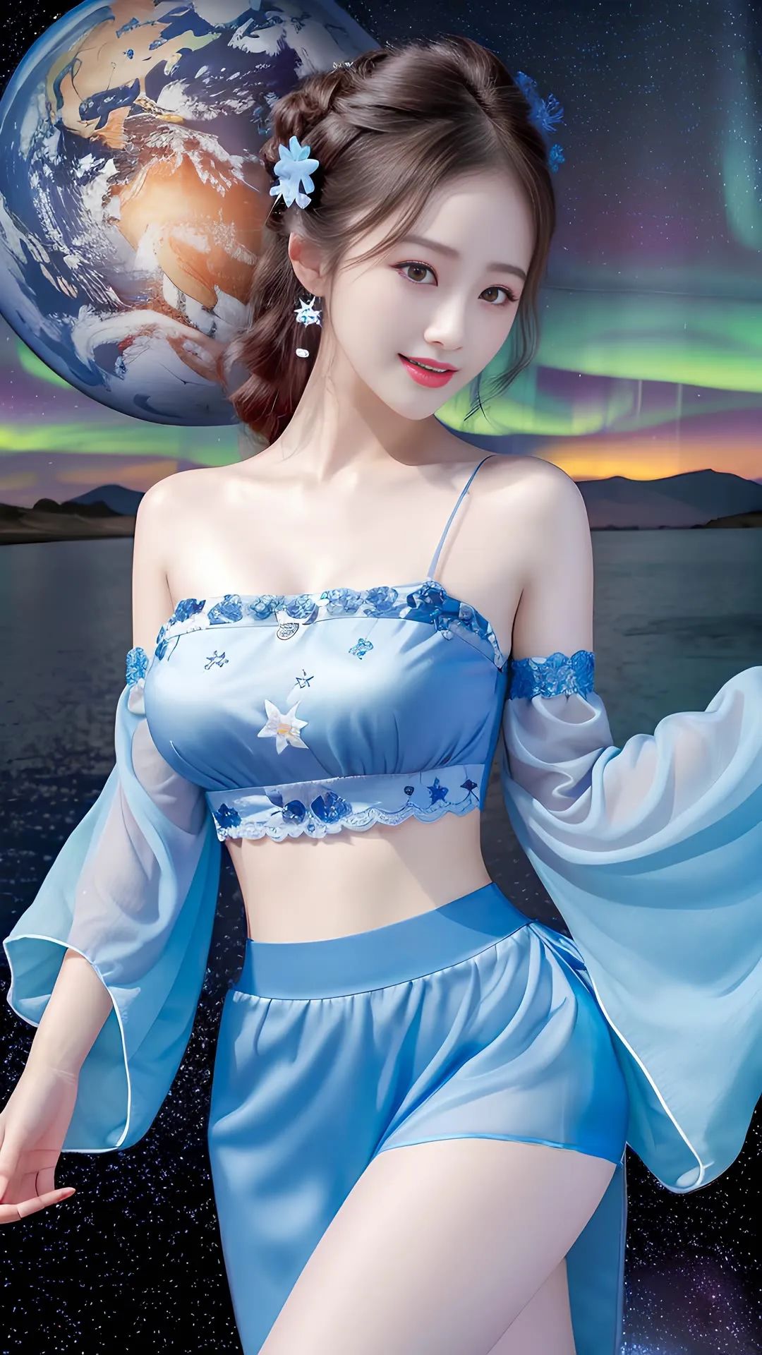 绝美古风，月下美人：今晚的月色真美 - 炫图天下