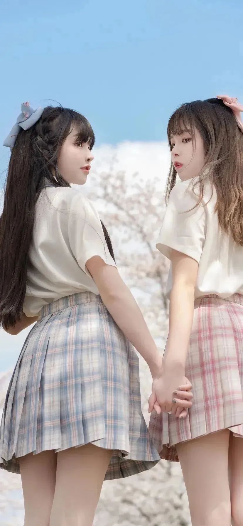 今日份甜妹壁纸｜双倍快乐~ - 炫图天下