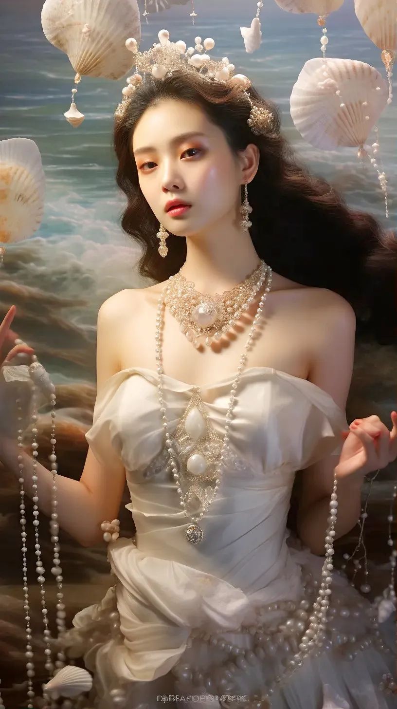 夏日海边贝壳美女写真︳怎么可以这么美 - 炫图天下