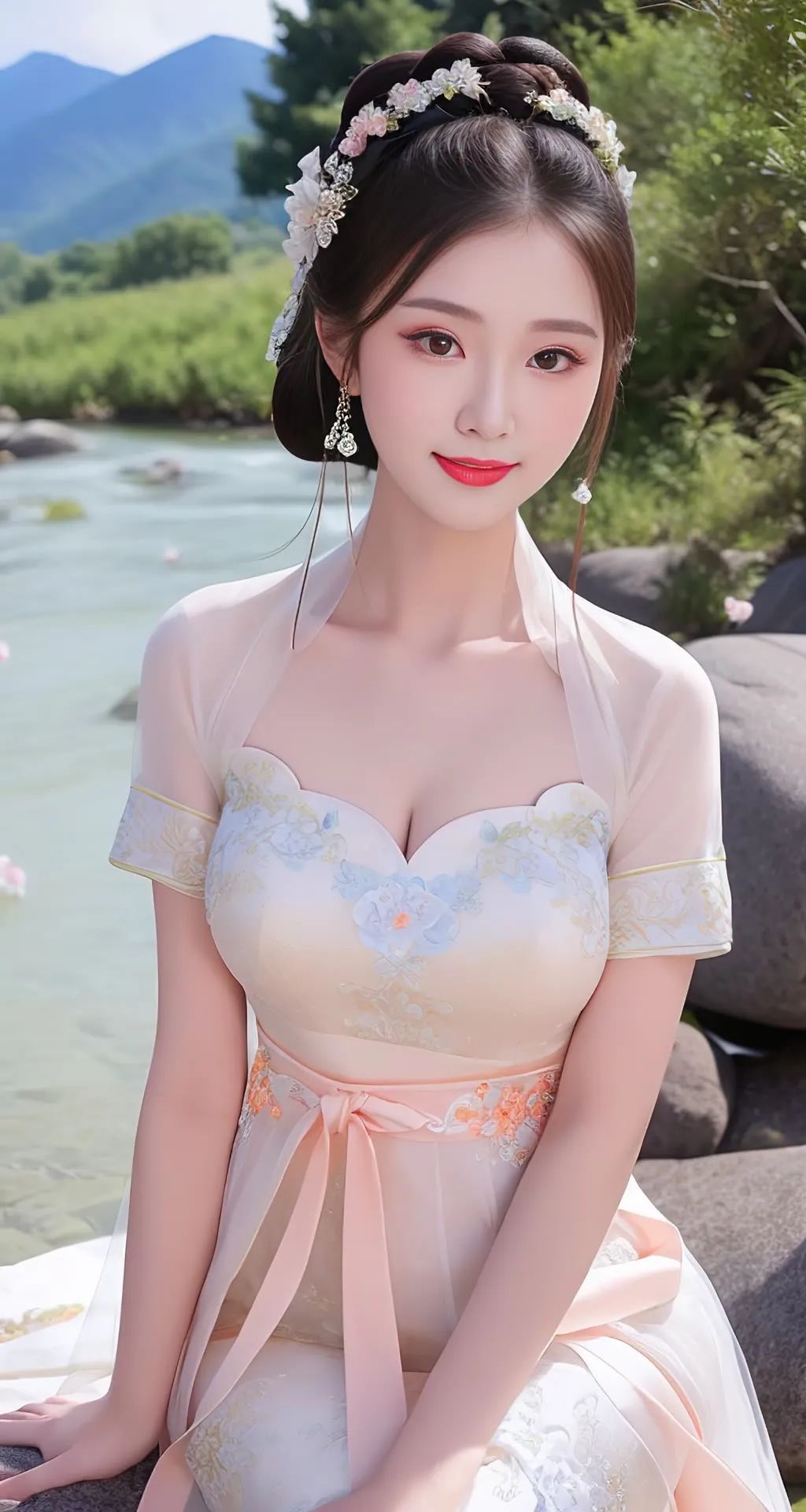 气质高雅，仪态万方的古典美女：话不在多，入心最暖，情不在热，贴心最真 - 炫图天下