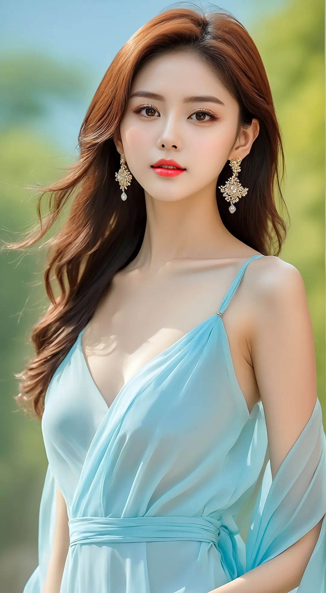 好美啊︳让人心动时分的海边美女写真壁纸 - 炫图天下
