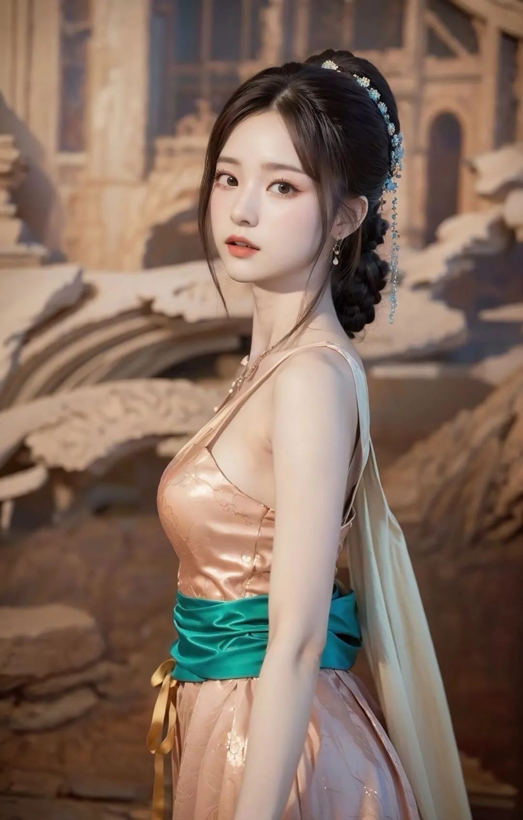 襟飘带舞，敦煌飞天少女：为什么别人总是看不起你 - 炫图天下