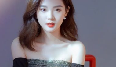 性感抹胸连衣裙韩国美女 - 炫图天下