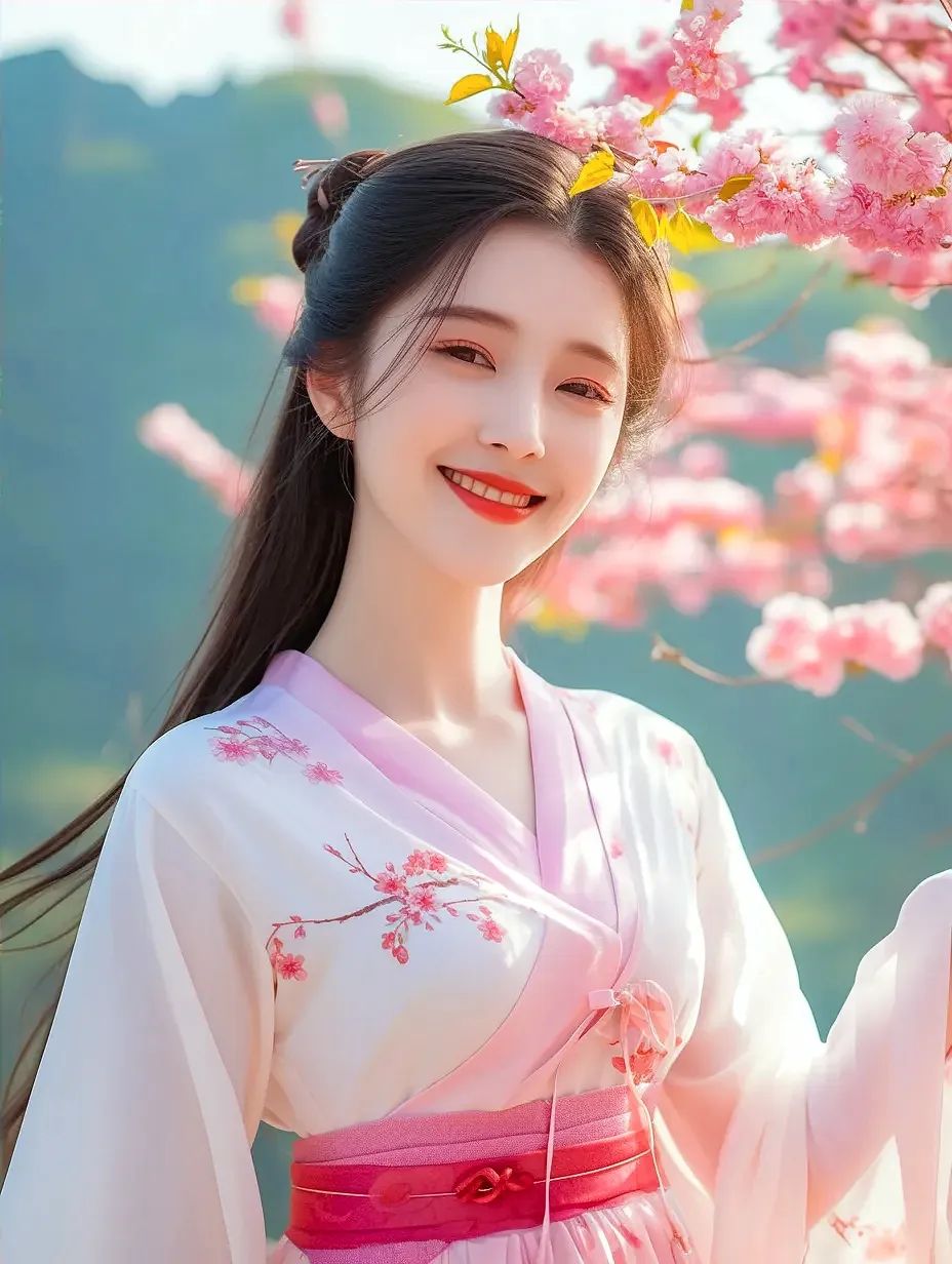 古风美女春日赏花壁纸5 - 炫图天下