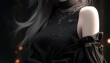 手机壁纸｜黑色御姐风 - 炫图天下