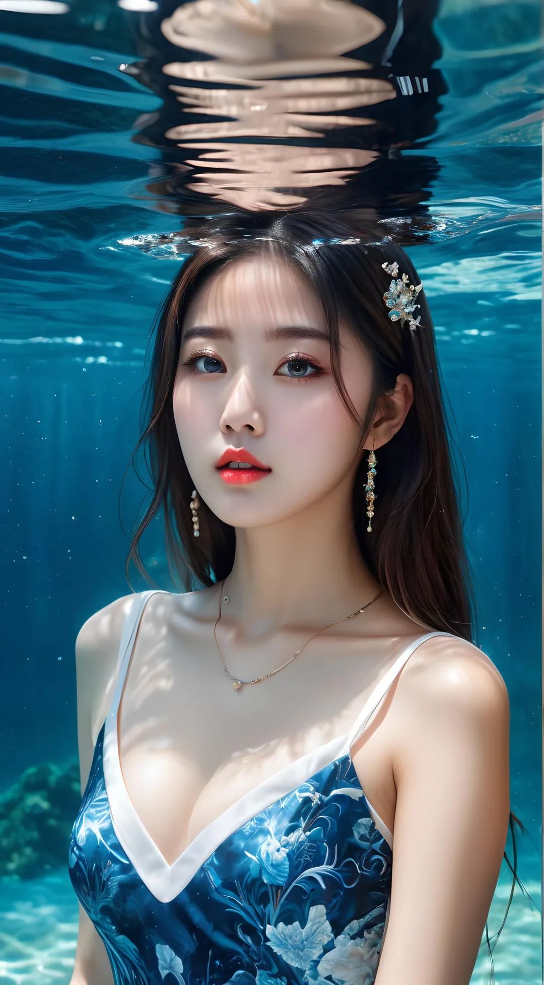 美到窒息～海底美少女写真壁纸 - 炫图天下