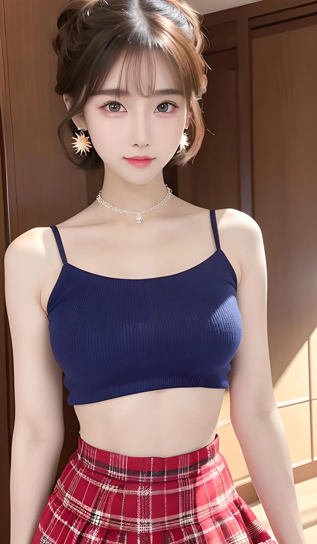 花色抹胸丰满美女：不要太在意别人的看法 - 炫图天下