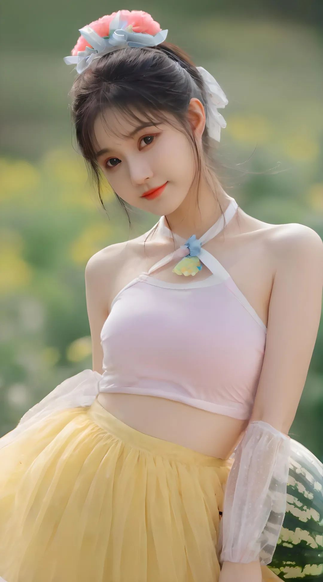 大眼睛纯真俏皮少女写真高清壁纸 - 炫图天下
