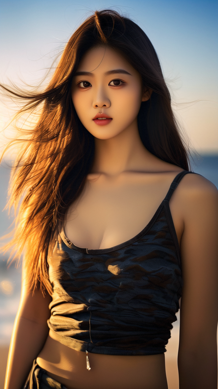 “Share丨美女壁纸5.16″阳光海滩 - 炫图天下