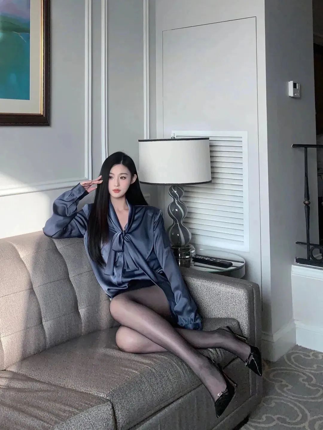 美女模特、长腿、黑丝 - 炫图天下
