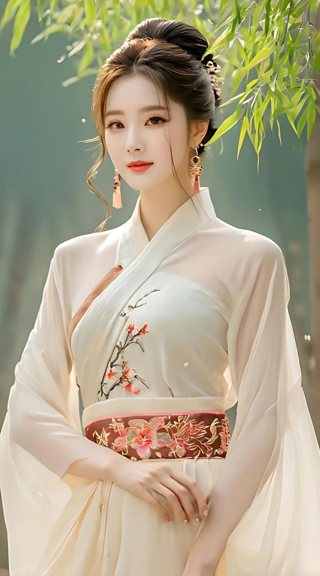 风雅含羞古装美女高清壁纸 - 炫图天下