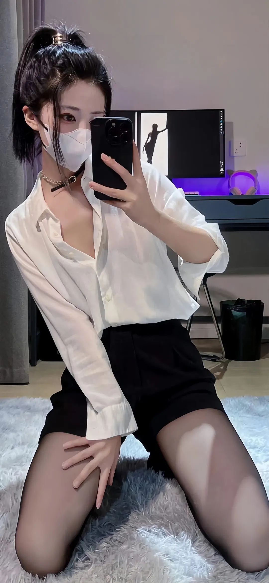 美女壁纸｜超性感大长腿黑丝 - 炫图天下