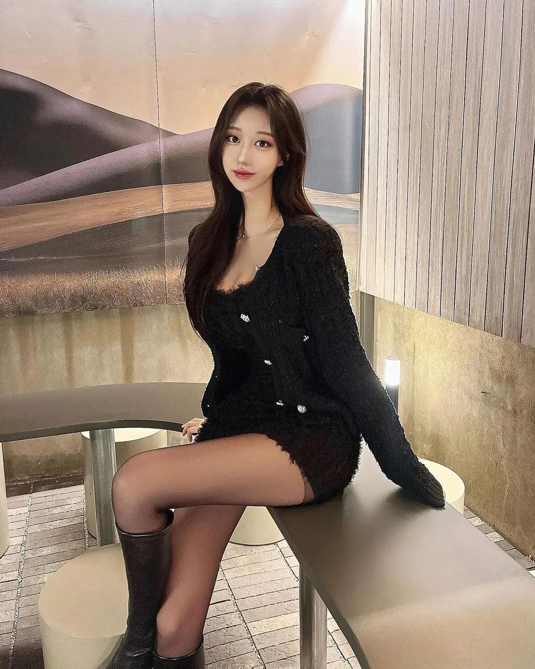 韩国顶级网红、修长美腿、甜美气质 - 炫图天下