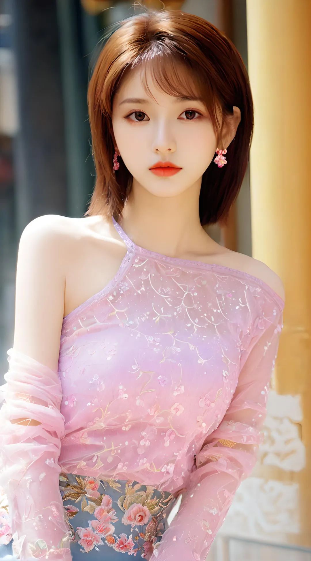 水嫩白皙美女高清壁纸 - 炫图天下