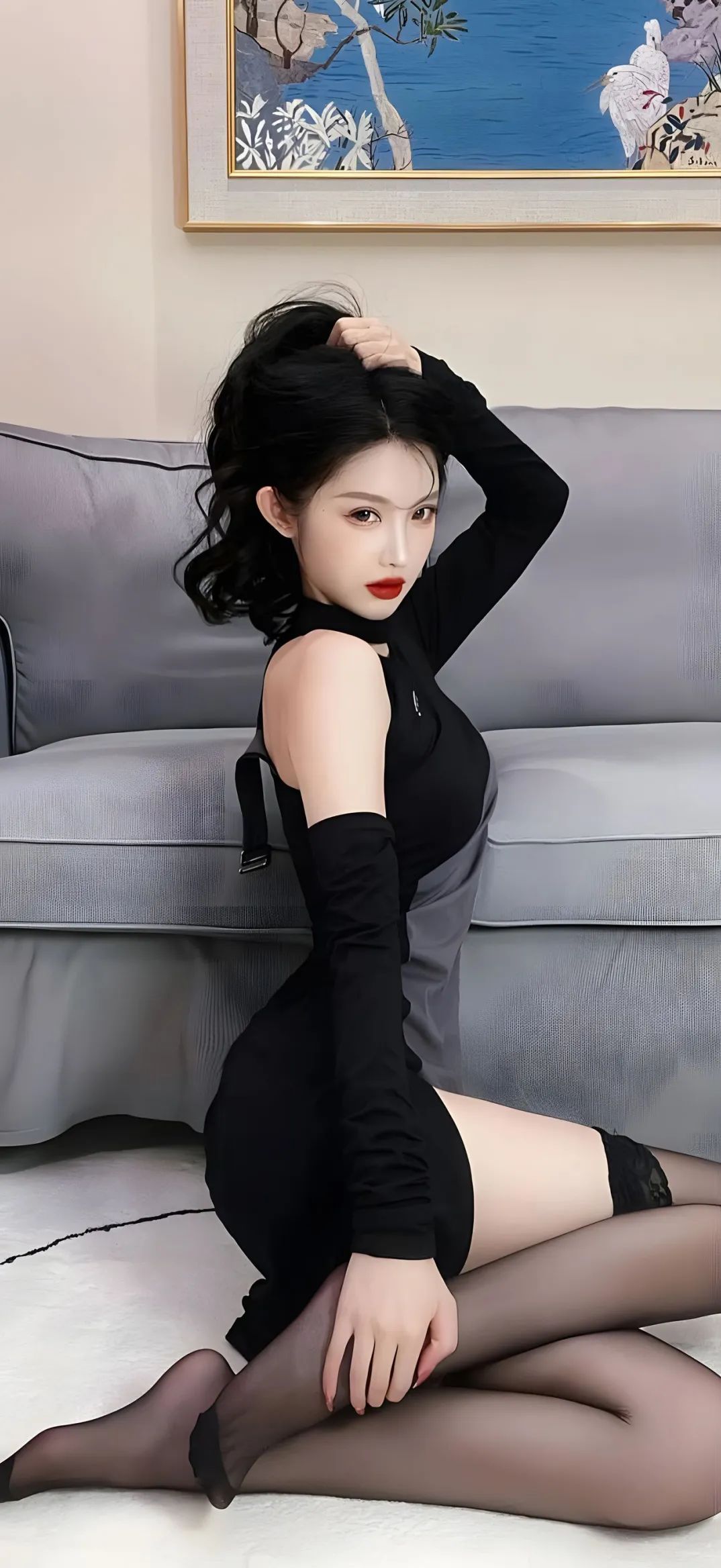 美女壁纸 | 黑丝长腿 性感诱惑 - 炫图天下
