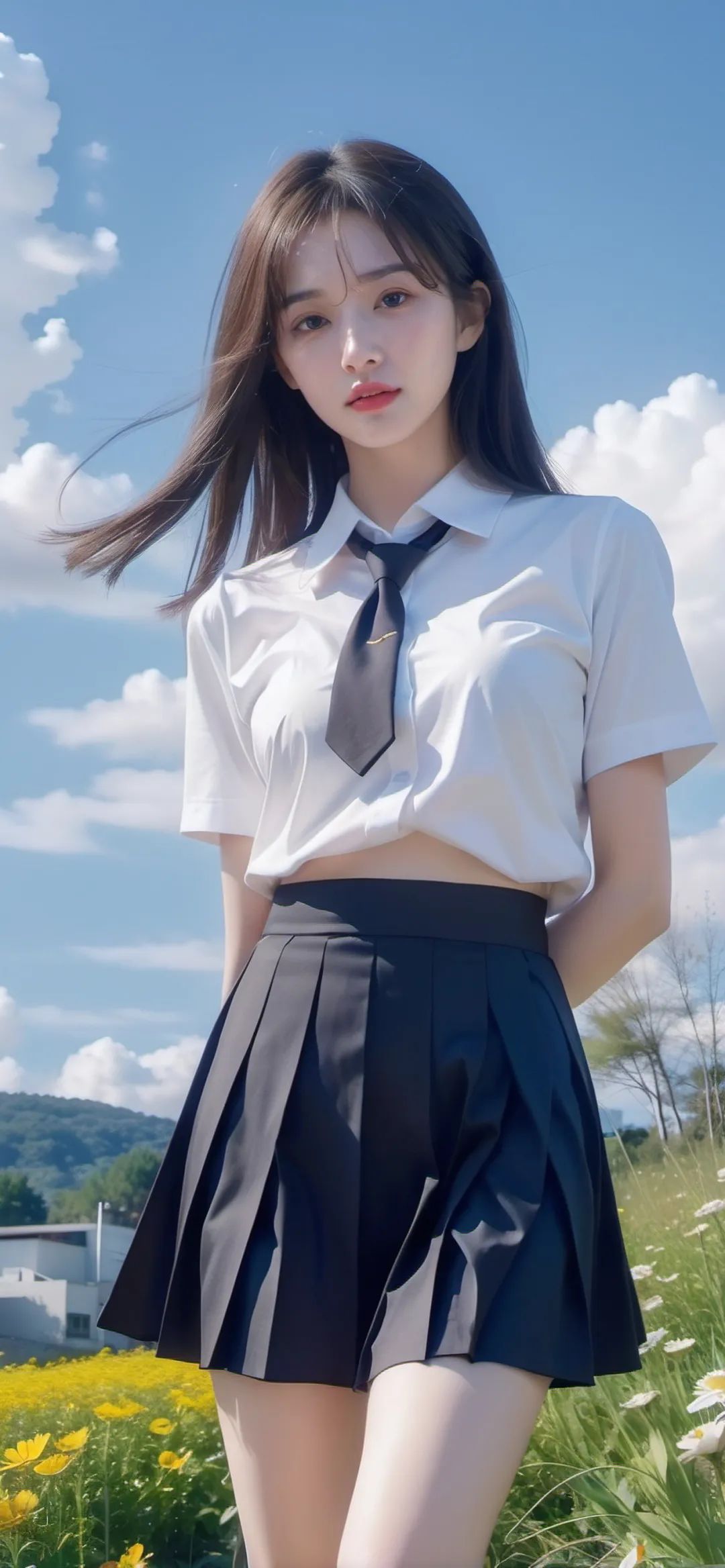 夏季露腿女孩手机壁纸 - 炫图天下