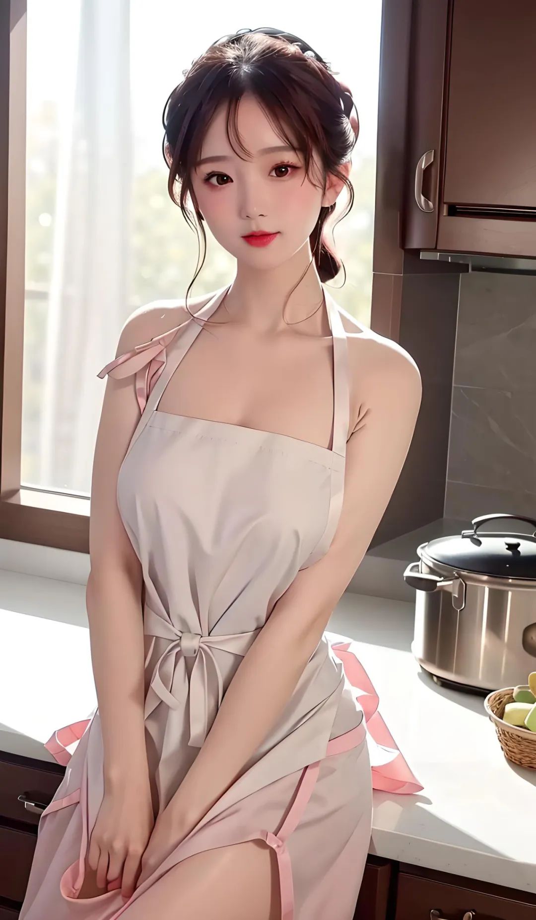 ai美女小厨娘，柔情似水 - 炫图天下
