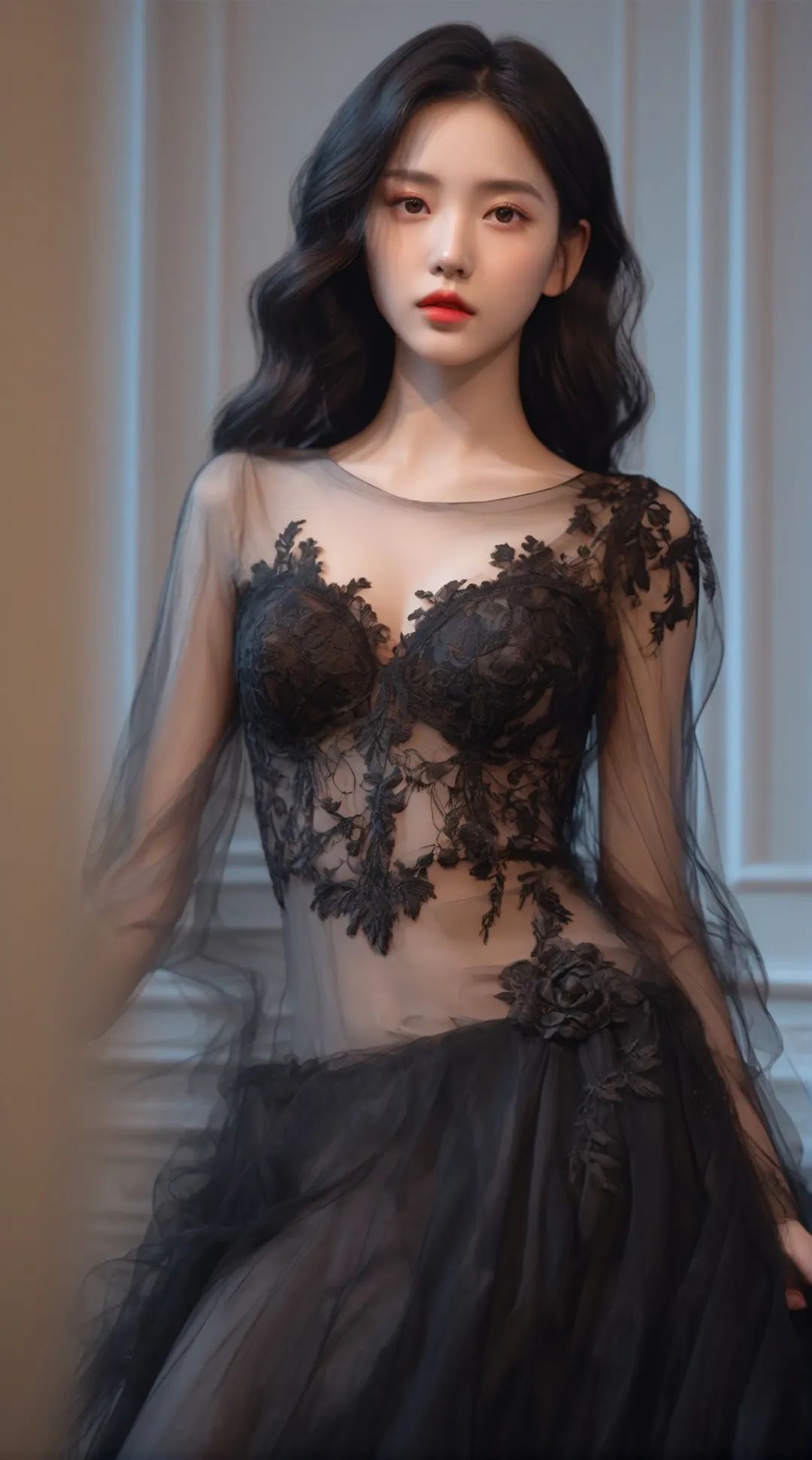 AI美女 | 妩媚性感少女，身材纤细婀娜多姿，西式花园宫殿中的致命诱惑！ - 炫图天下