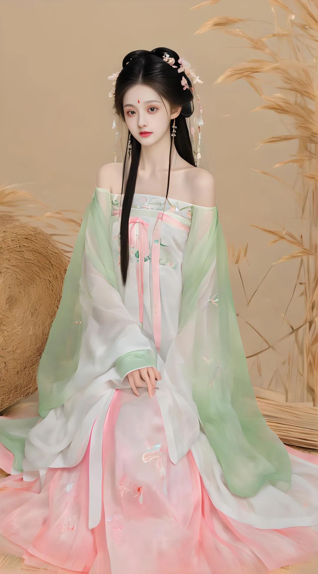 薄纱古装汉服美女高清壁纸 - 炫图天下