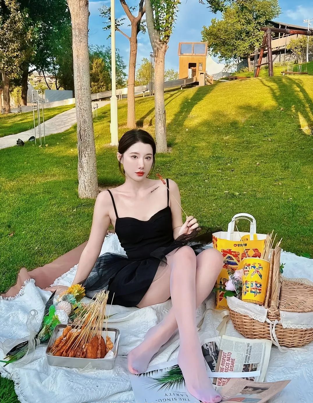 【美女写真】户外野餐会 - 炫图天下