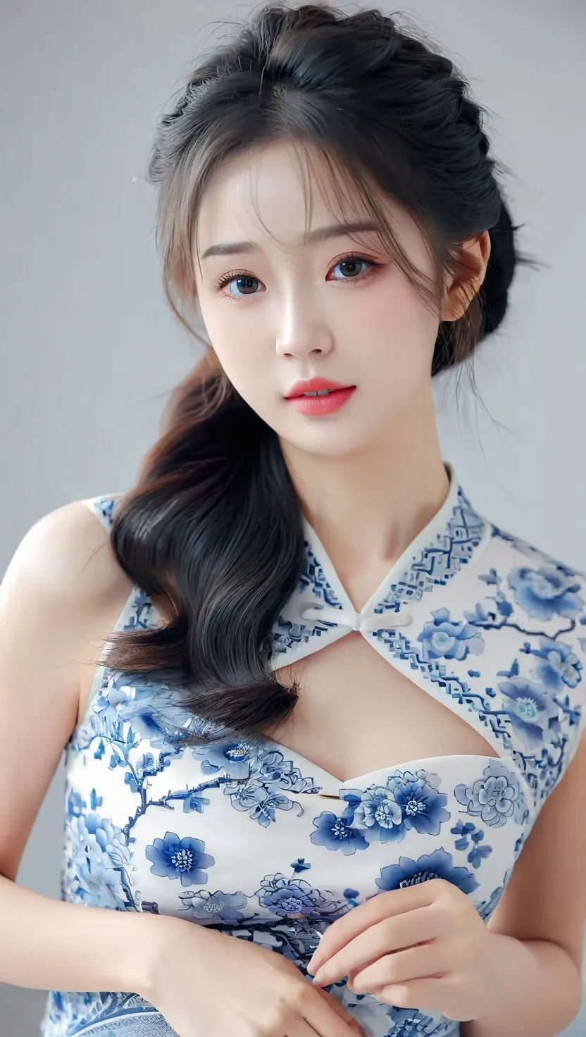 新中式旗袍美女︳人美，衣服更美～ - 炫图天下