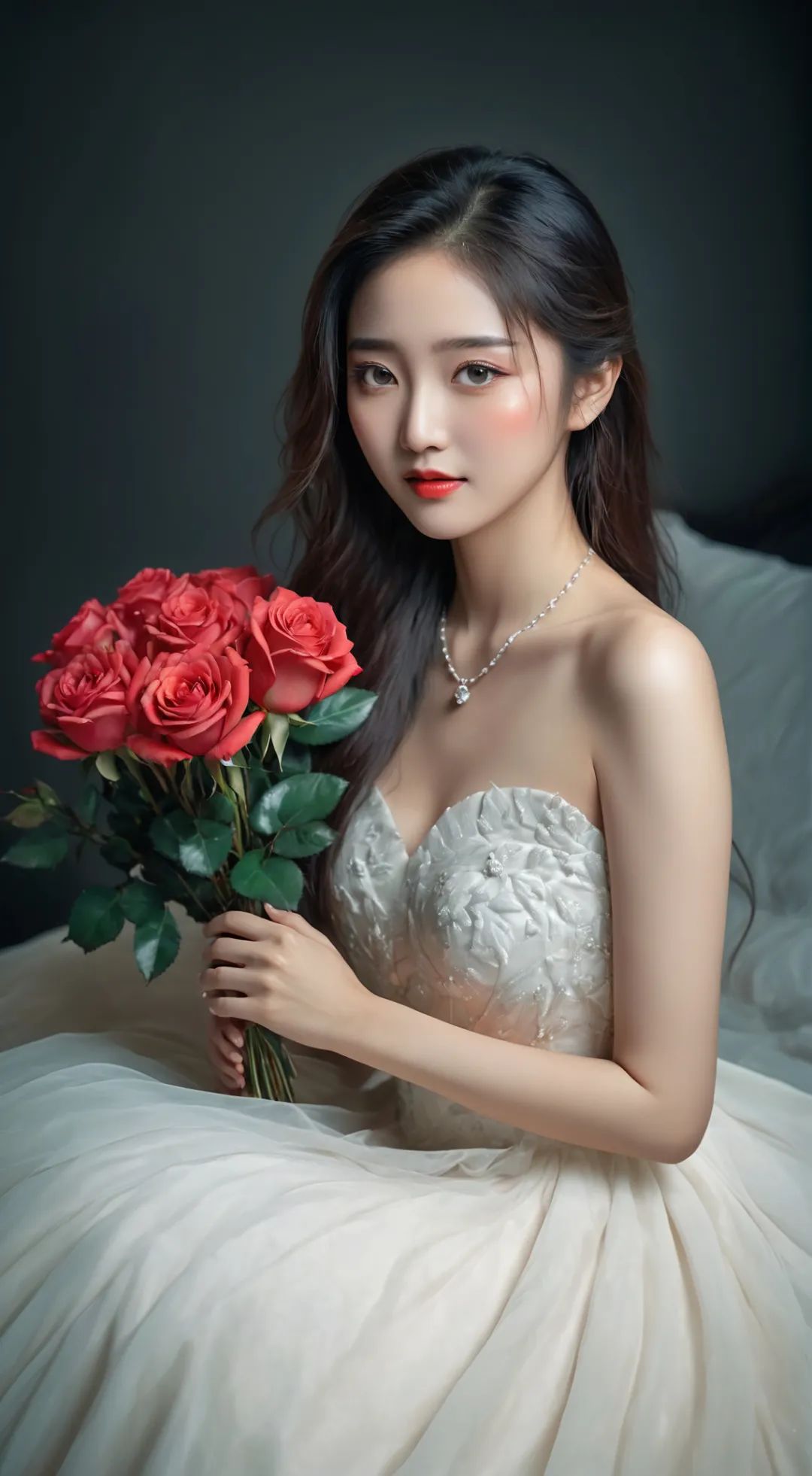 捧花女孩 - 炫图天下