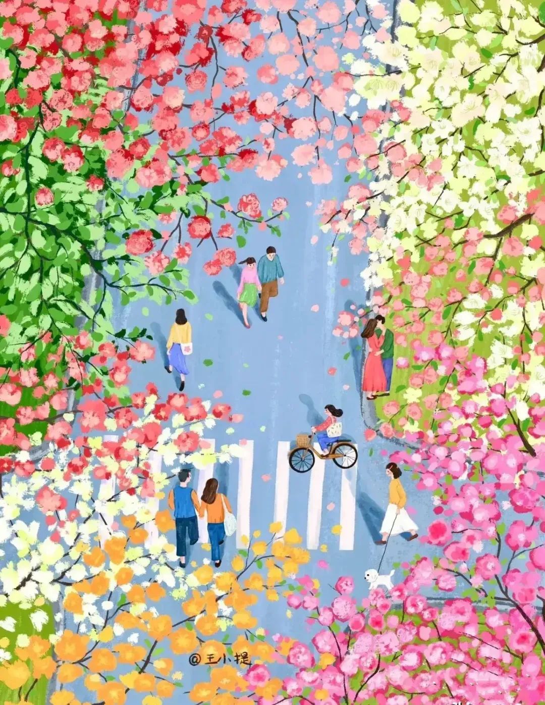 温馨日常油画头像壁纸 - 炫图天下