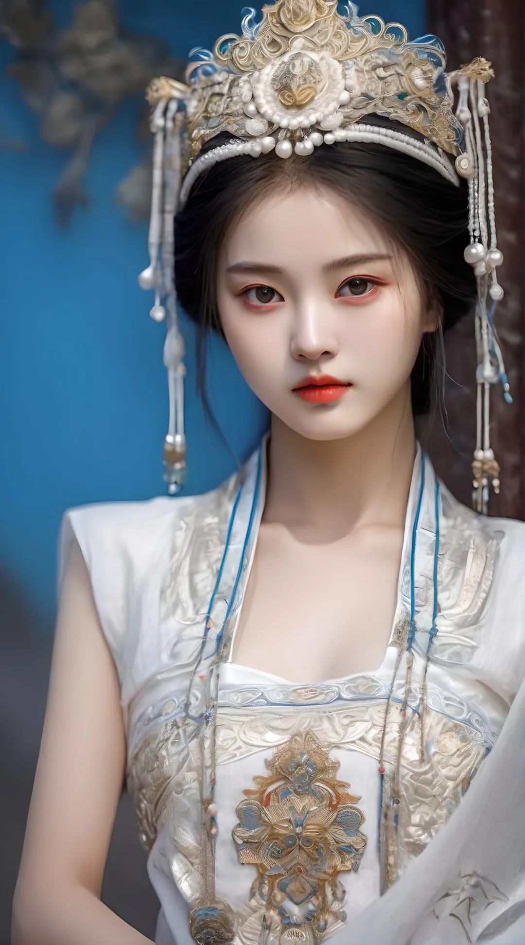 绝美苗族少女写真高清壁纸 - 炫图天下
