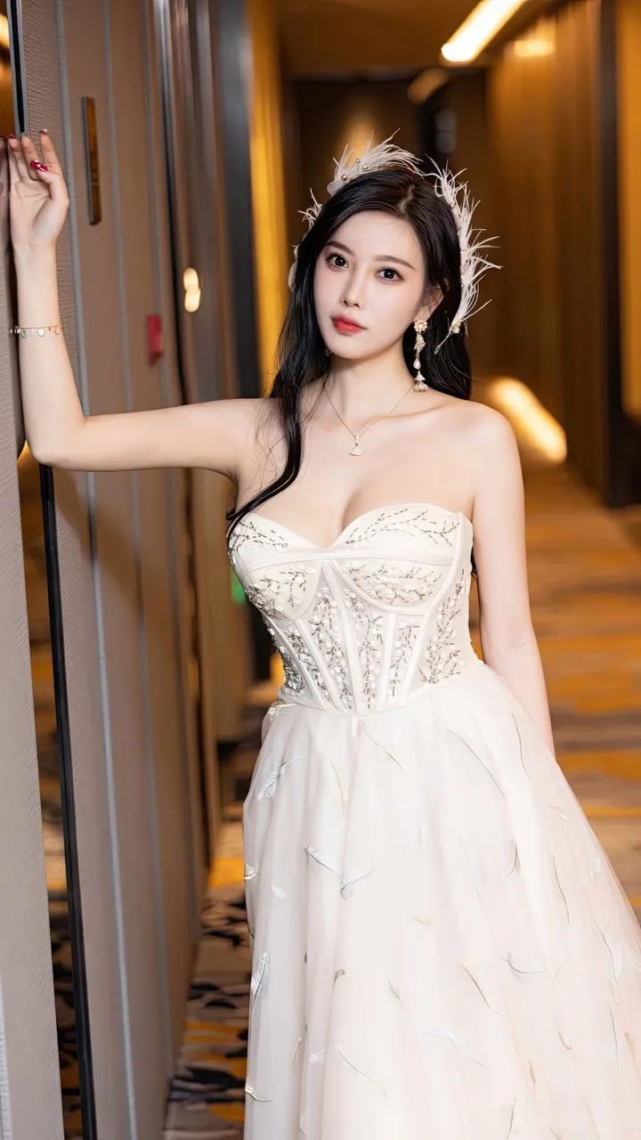 杨晨晨，婚纱照写真，不愧是“人间尤物”太美了 - 炫图天下