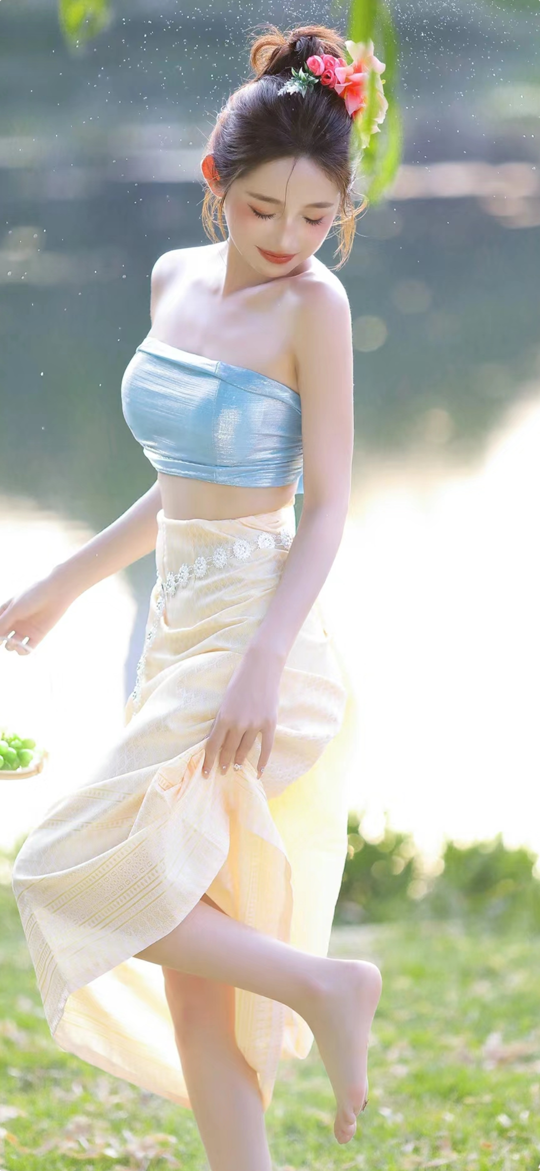 美女壁纸｜太美了！傣族服饰太出片了 ！ - 炫图天下