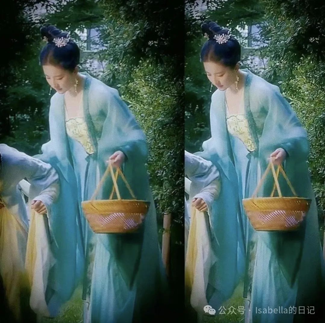 刘亦菲在《梦华录》中的绿色裙子好“仙儿” - 炫图天下