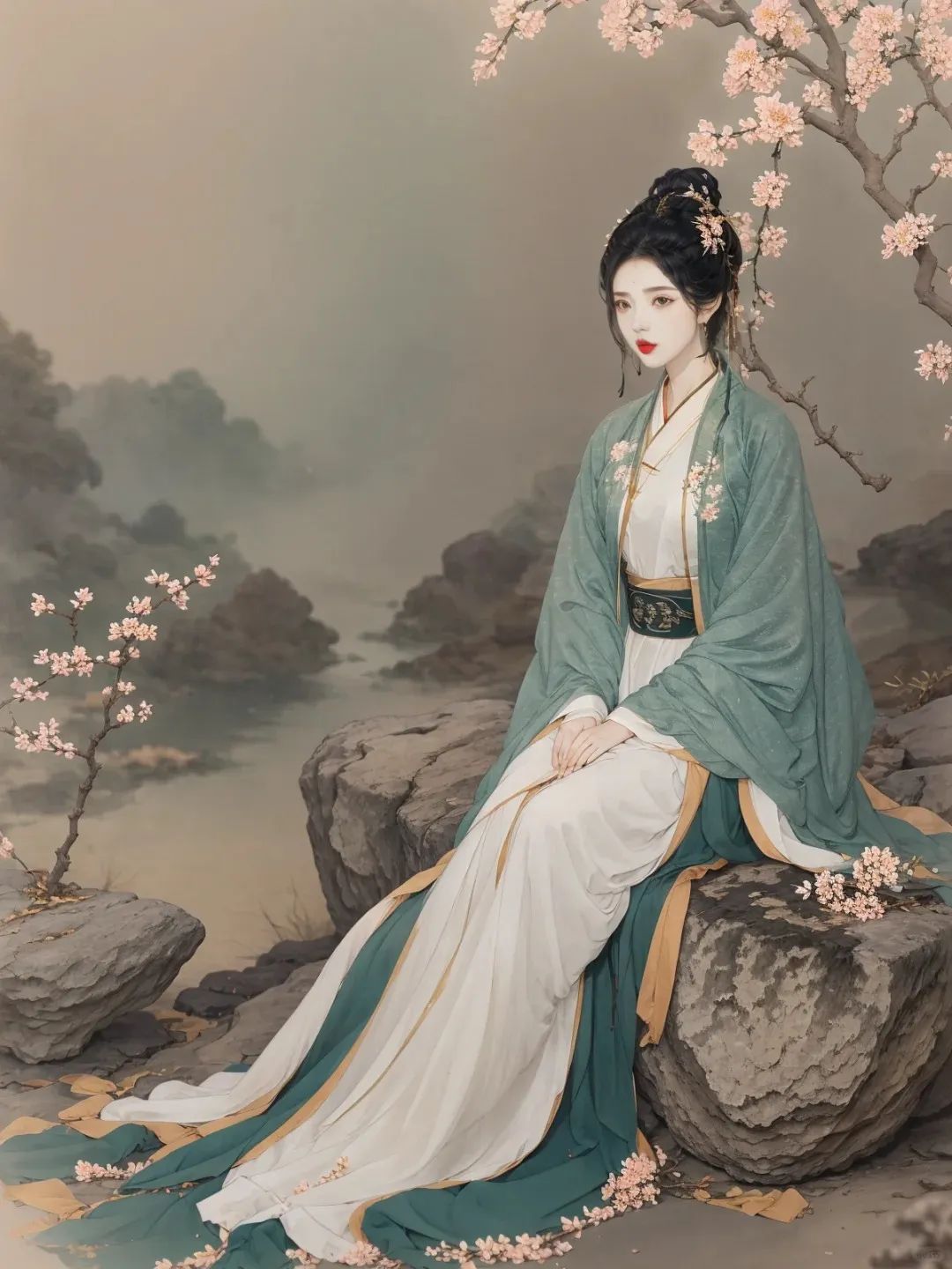 古韵丨古风美人，风华绝代：将军与舞姬的战地之歌 - 炫图天下
