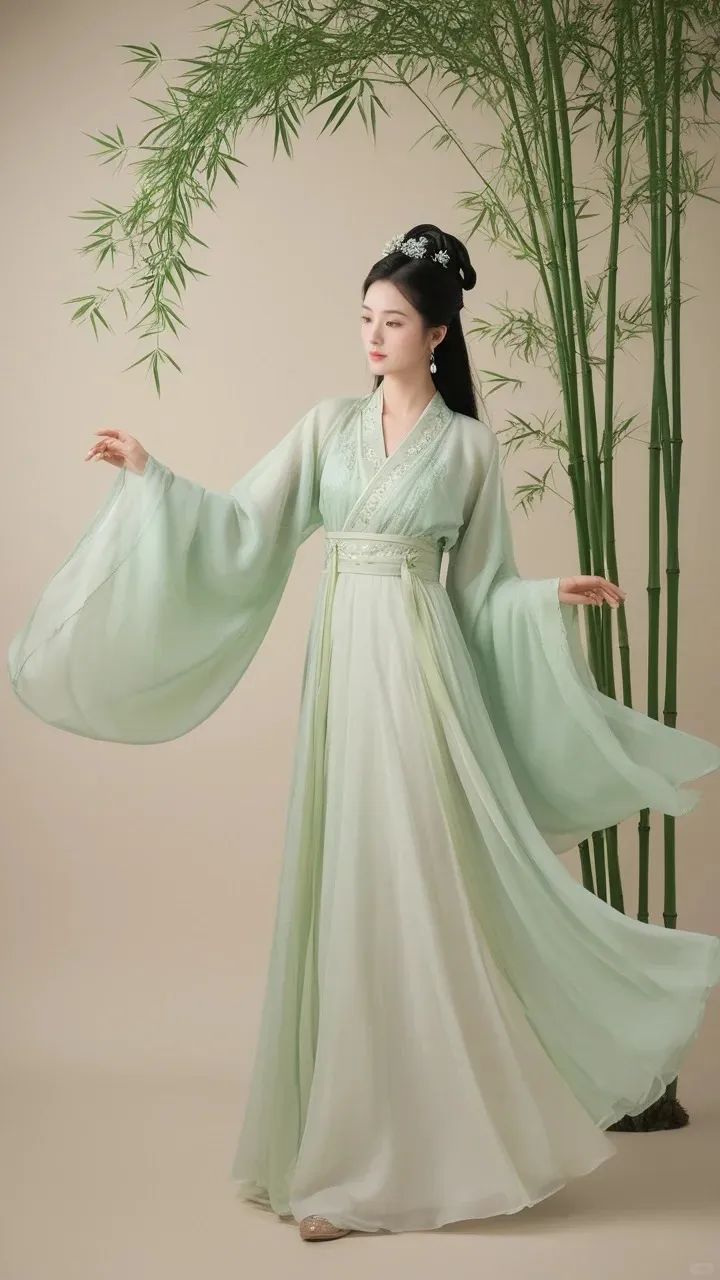 古韵丨古风美人，碧落黄泉：画师与幽魂的轮回之约 - 炫图天下