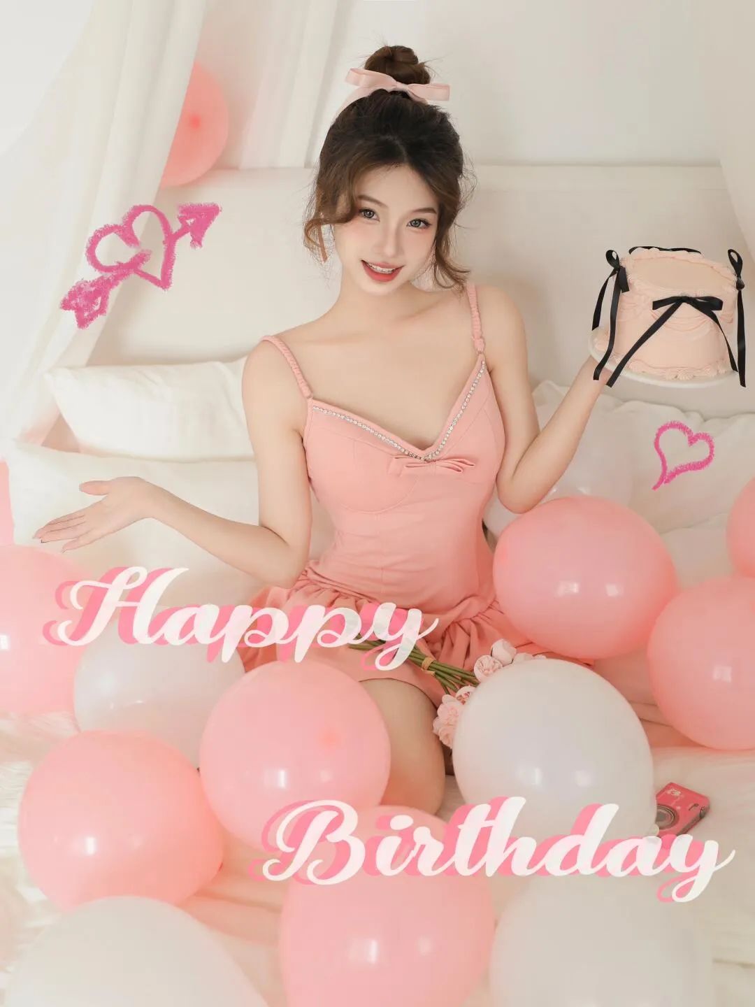 你女朋友生日就这样拍，太有氛围感了 - 炫图天下