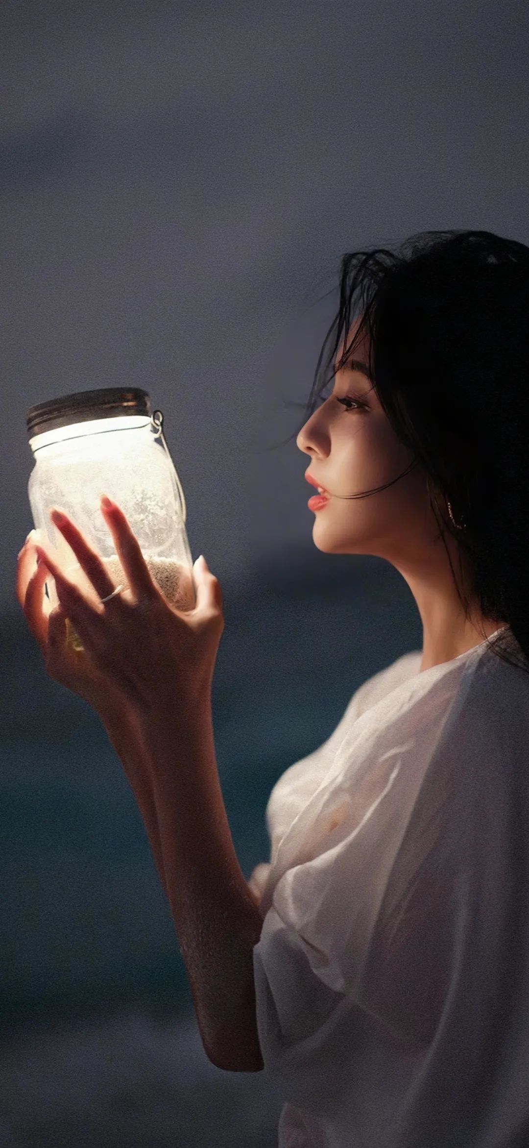 手机壁纸 | 莫叹心如水般的冰凉 有过几个人 留在梦的中央 - 炫图天下