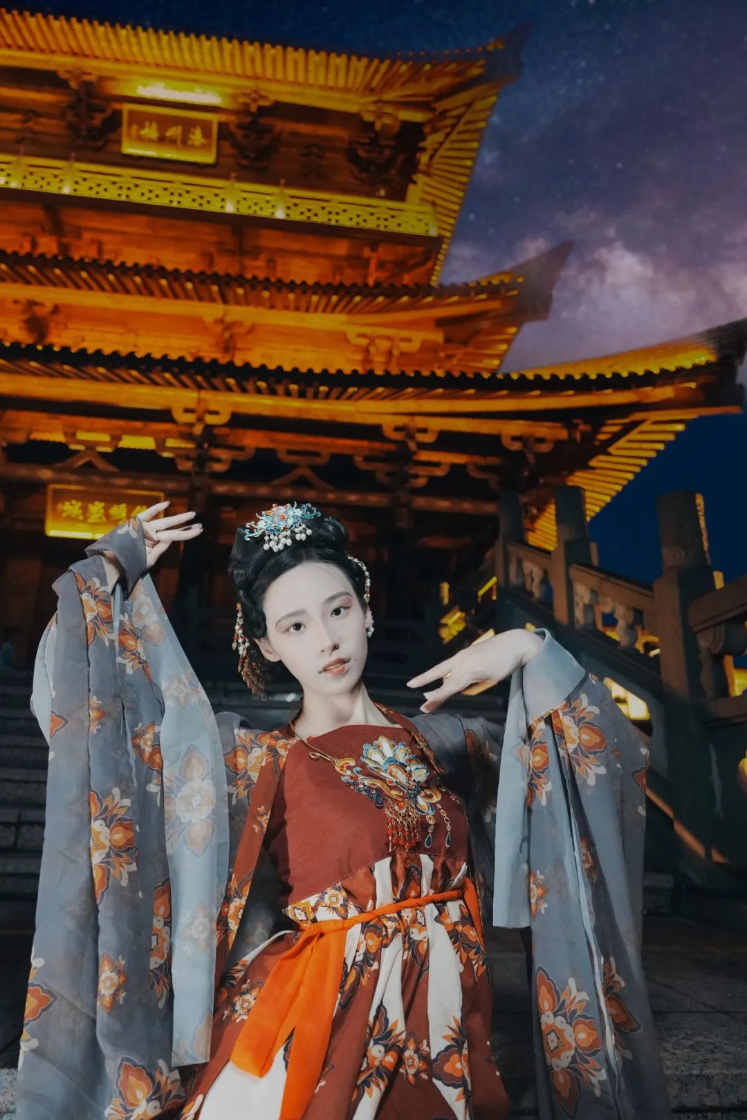 千年文化，唐风汉服少女