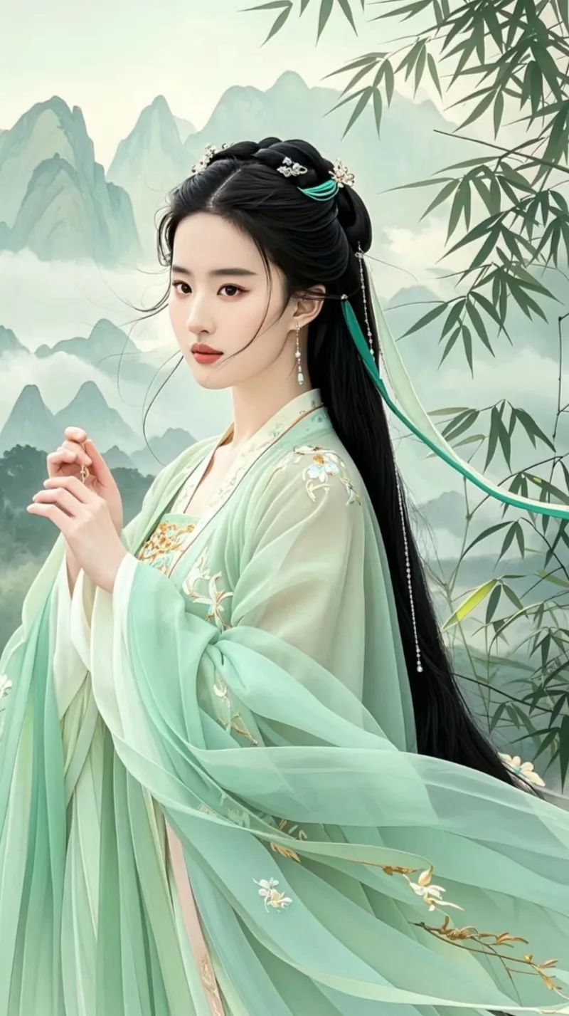 刘亦菲｜像是画中走出来的美人 - 炫图天下