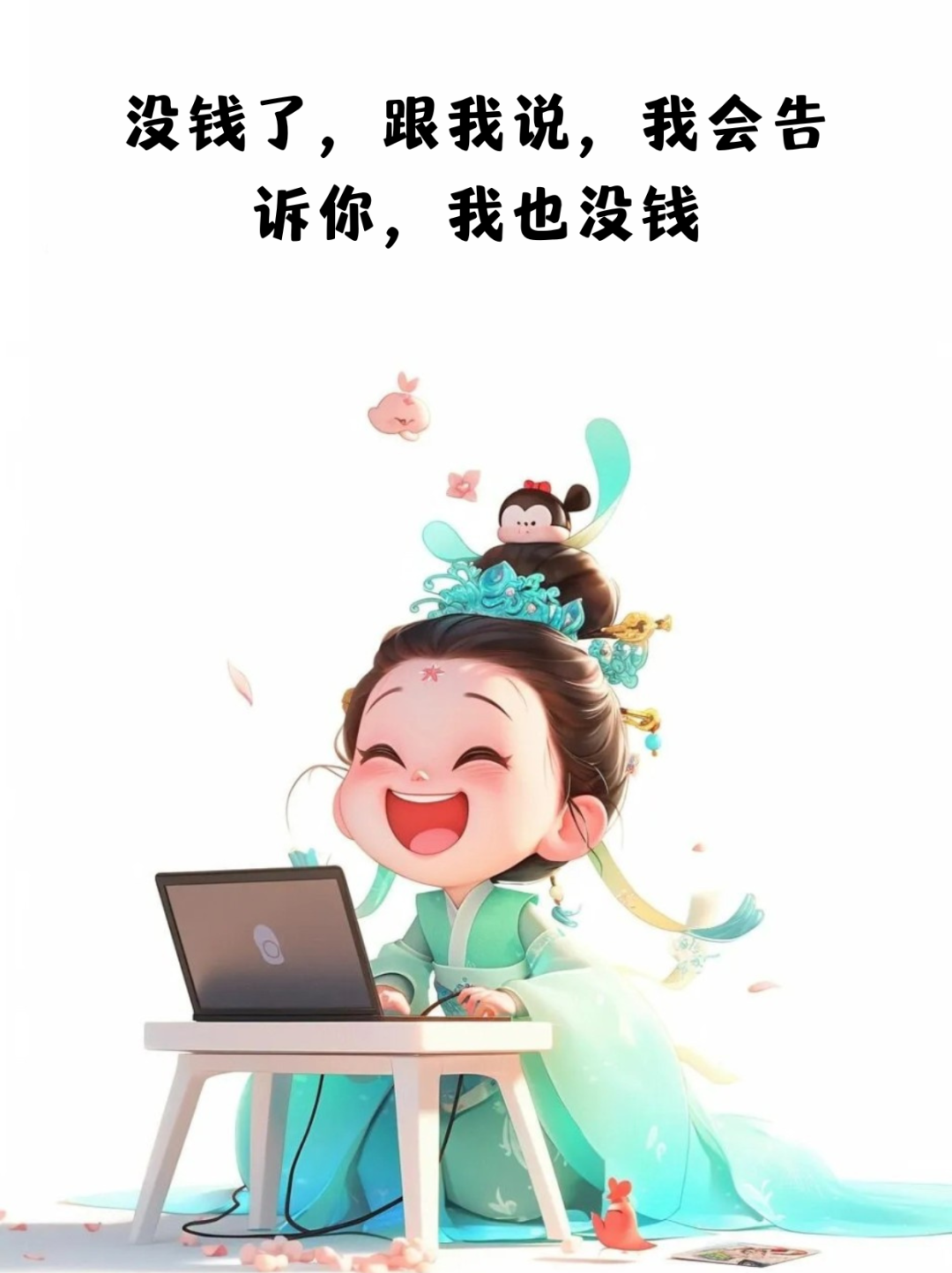 “没钱时，适合发朋友圈的爆笑句子～” - 炫图天下