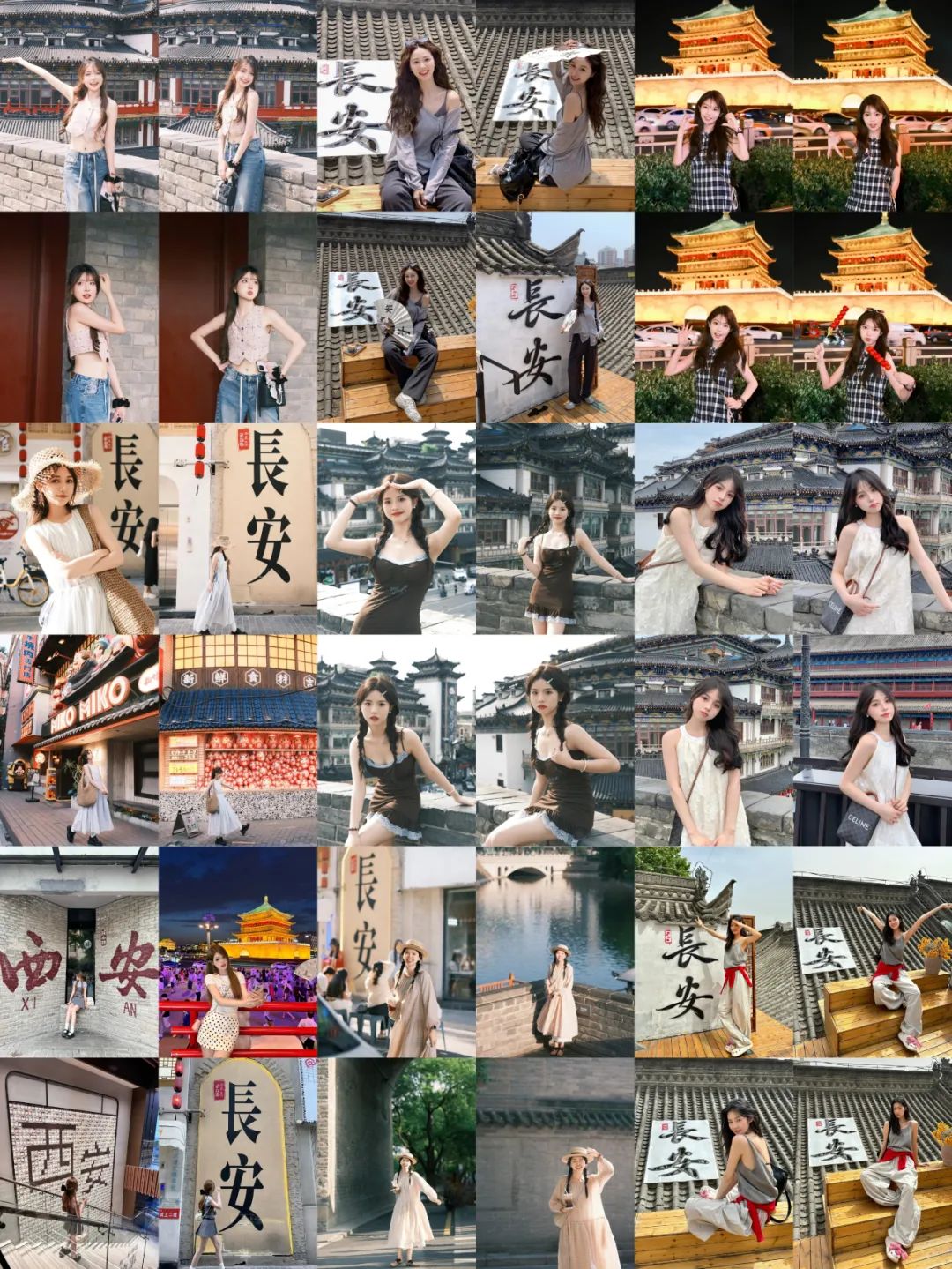 旅游景点拍照，11组拍照姿势，漂亮显瘦显身材，活力感满满 - 炫图天下