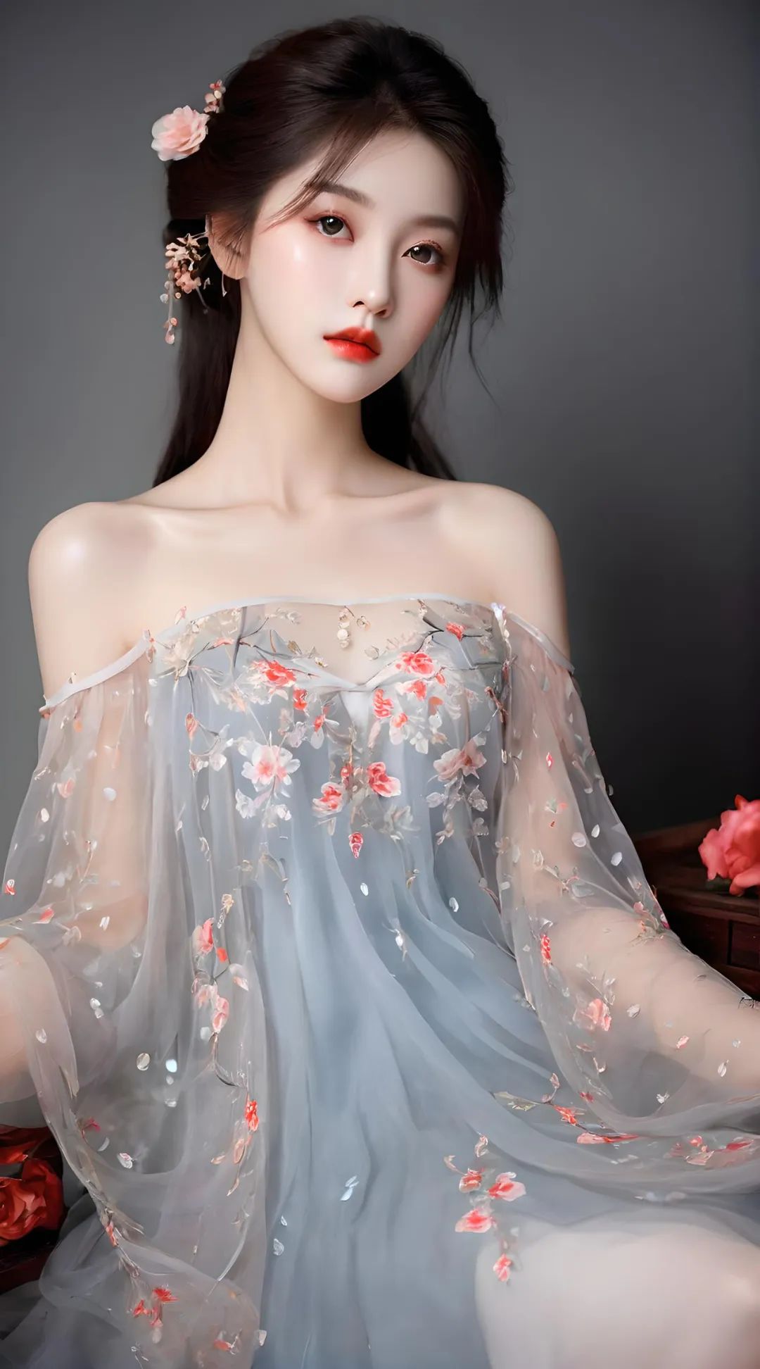 国风汉服美女，国色天香：成熟不是人的心变老，是泪在打转还能微笑 - 炫图天下