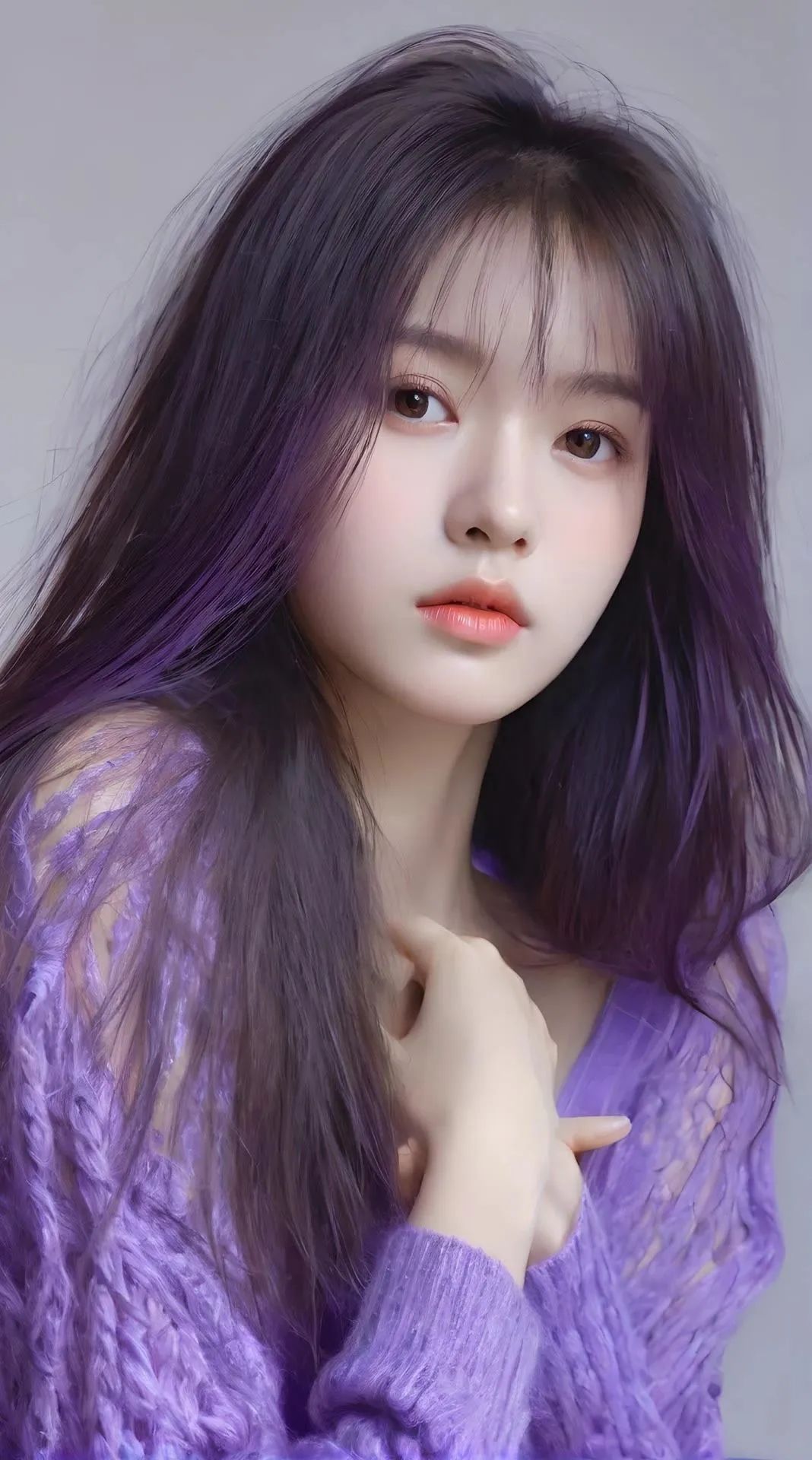 紫色系美女，魅力动人：成功没有标准 - 炫图天下