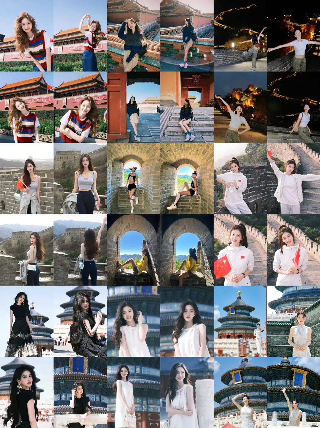 旅游景点拍照，27个拍照姿势，漂亮气质又显瘦，怎么拍都好看 - 炫图天下