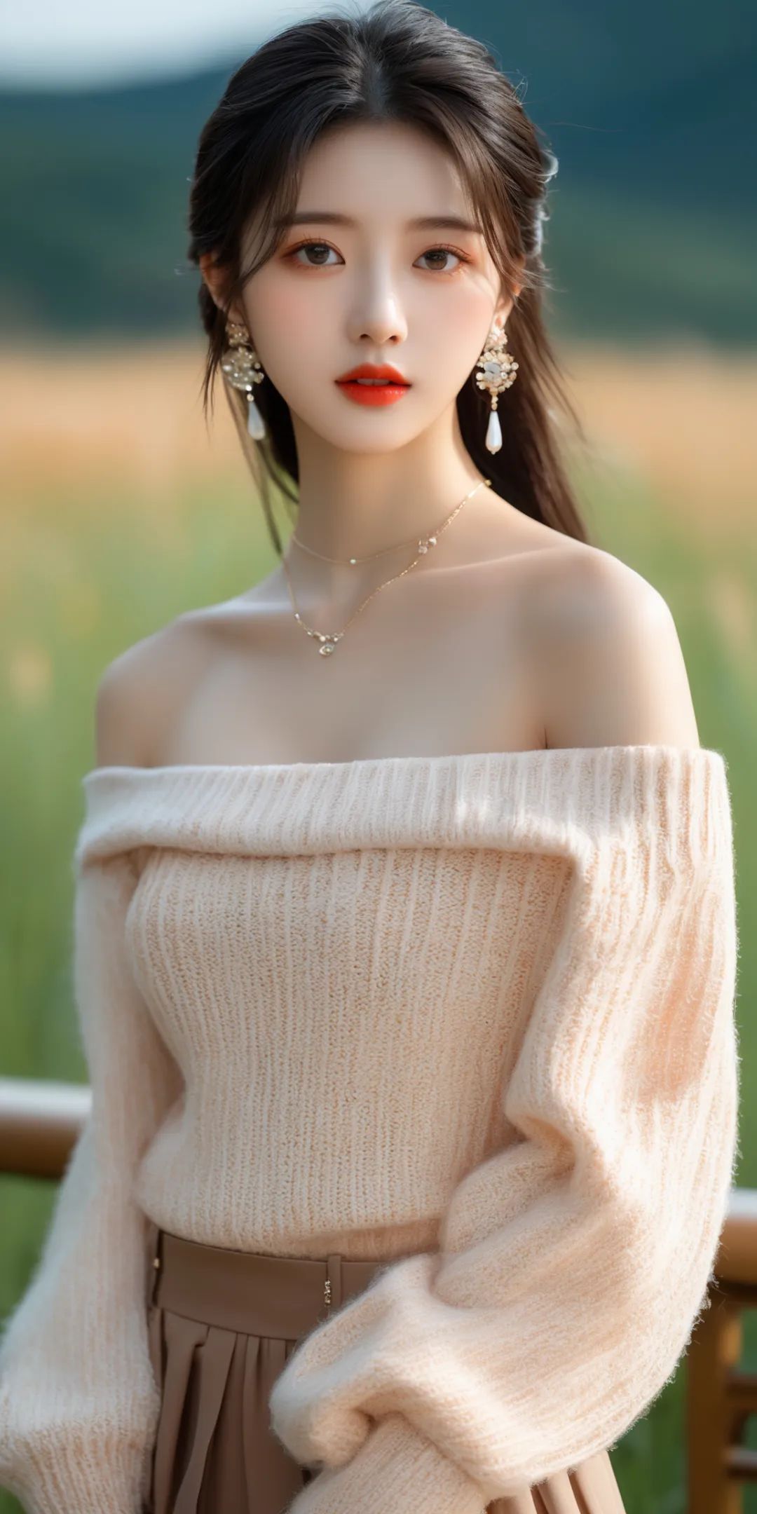 典型东方美女，长发飘飘：21岁，175厘米 - 炫图天下